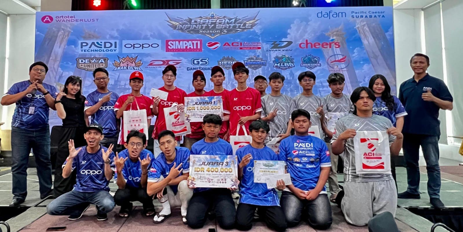 Turnamen Mobile Legends Season 3 di Surabaya Sukses Digelar!