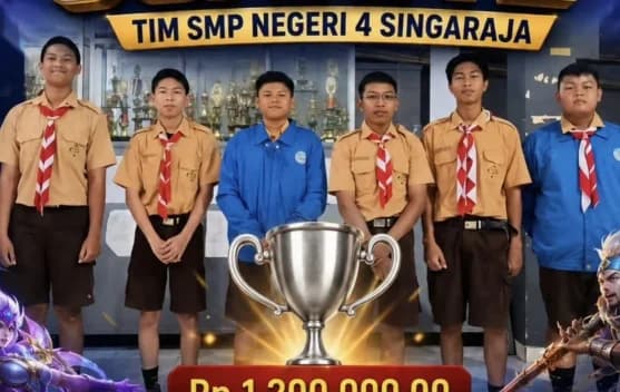 Spenpraja Amankan Juara 2 Mobile Legends di Buleleng Scout Festival